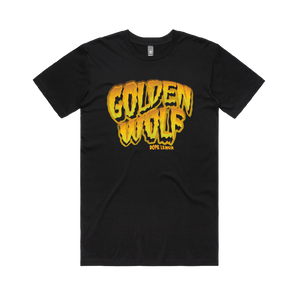 Golden Wolf Black T-shirt